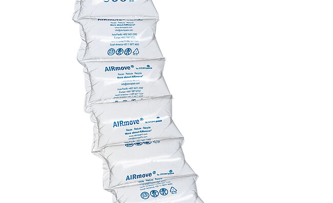 Air cushion packaging