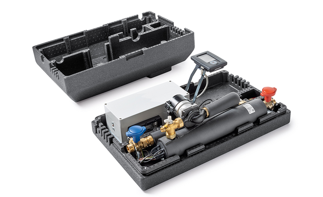 A black heating component 