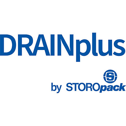 DRAINplus by STOROpack logo.