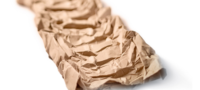 Paper cushioning material